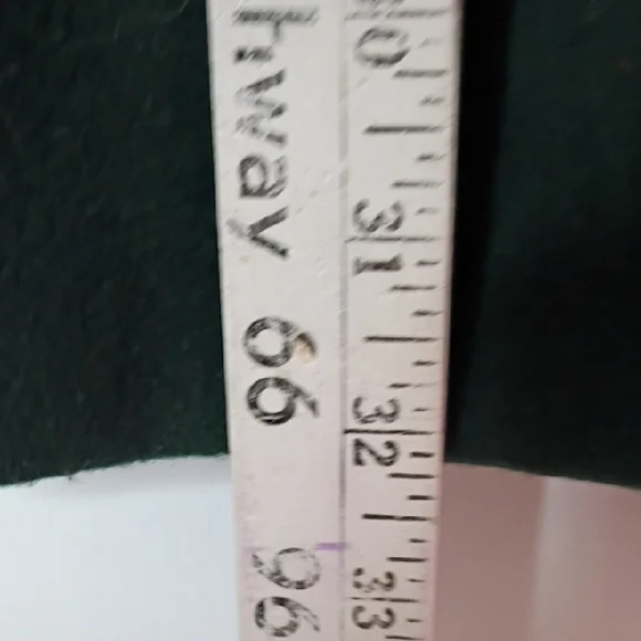 Dillard’s Green Double-Breasted Merino Wool Coat Women’s XL Angel Pin Vintage - Picture 7 of 11